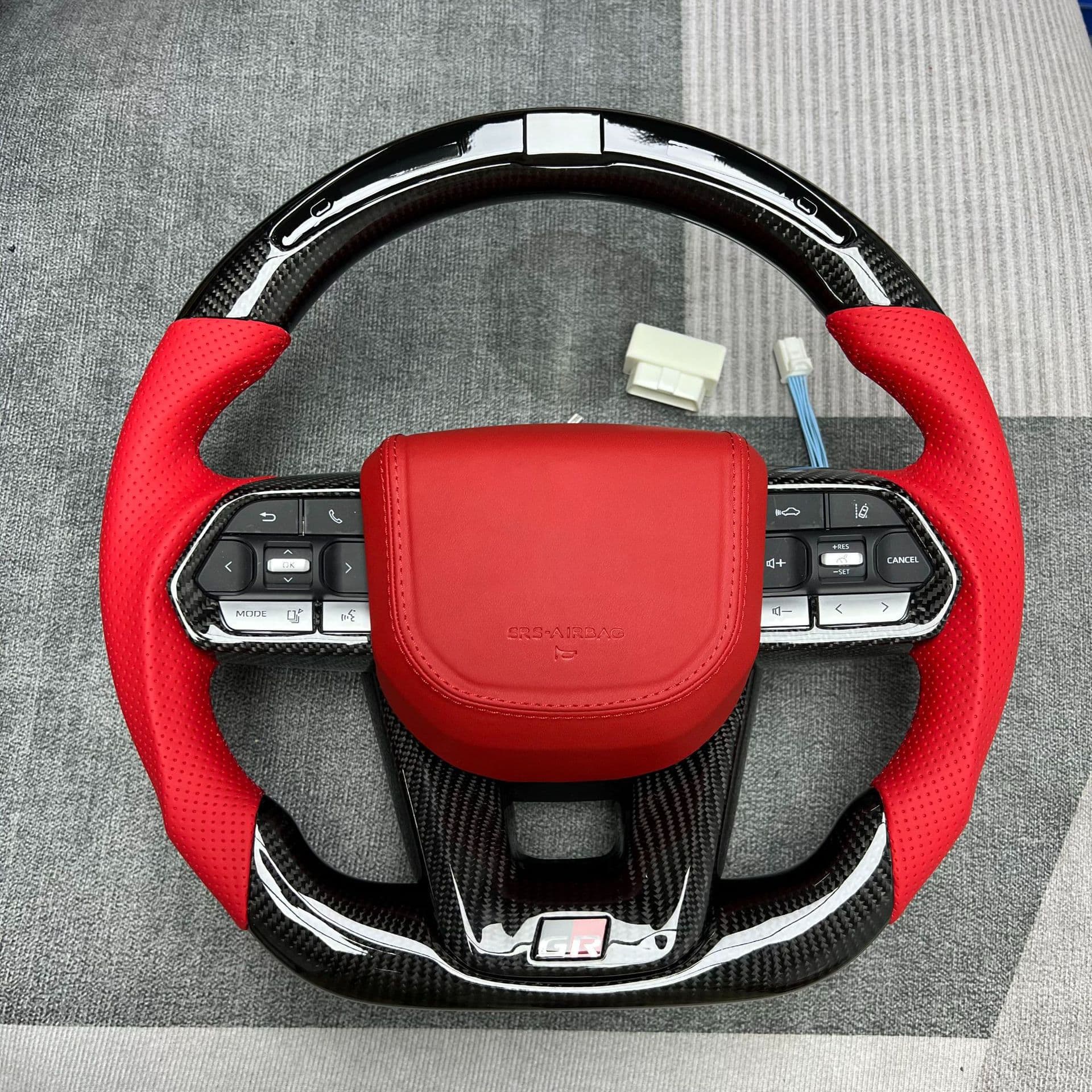 Carbon Fiber Steering Wheel Modification For Toyota LC300 Full Range Steering Wheel Custom Order Processing Available