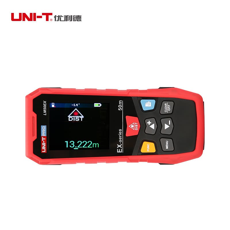 UNI-T Rotary Color Screen Laser Distance Meter LM50EX/LM100EX Infrared Distance Meter Professional Electronic Tape Measure