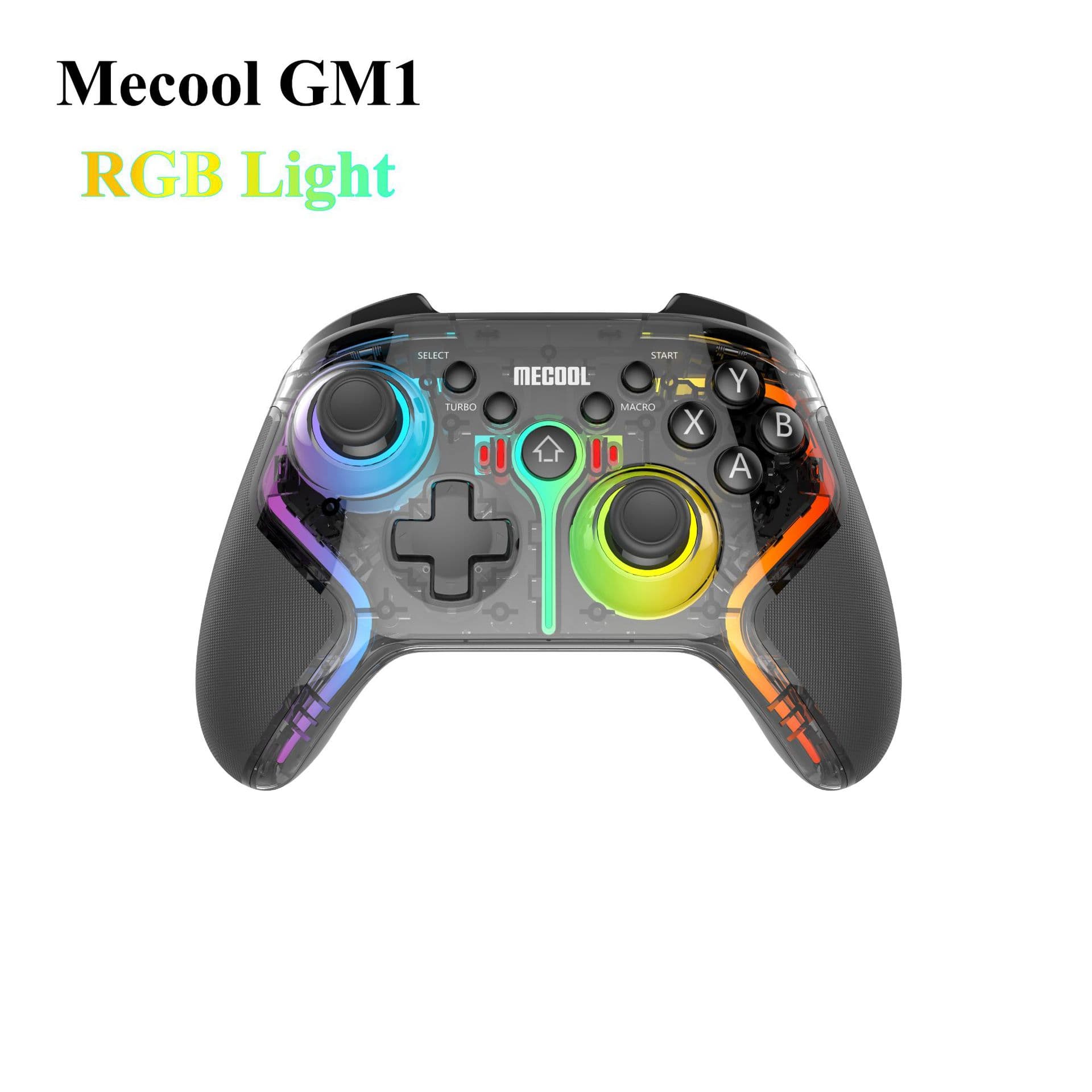 Mecool GM1 Wireless Bluetooth RGB Game Controller for Android PC Lithium Battery Gamepad Wholesale