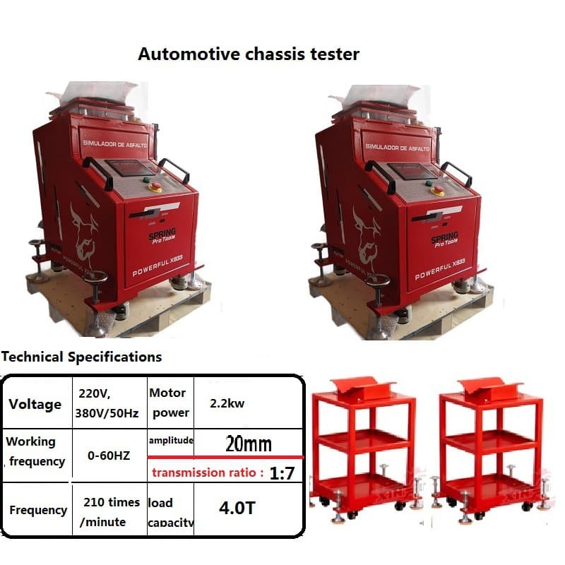 0-60HZ-4.0T Touch Screen Operation Chassis Noise Detection Workbench Chassis Suspension Noise Shaker