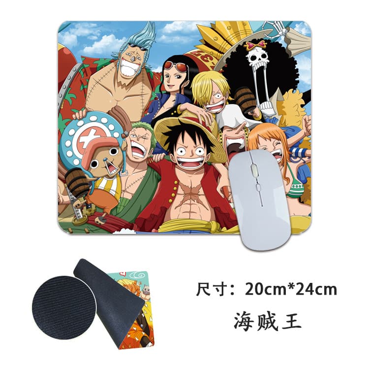 One Piece Mouse Pad Sea King Computer Keyboard Men's Straw Hat Group Full Table Mat Game E-sports Office Table Mat
