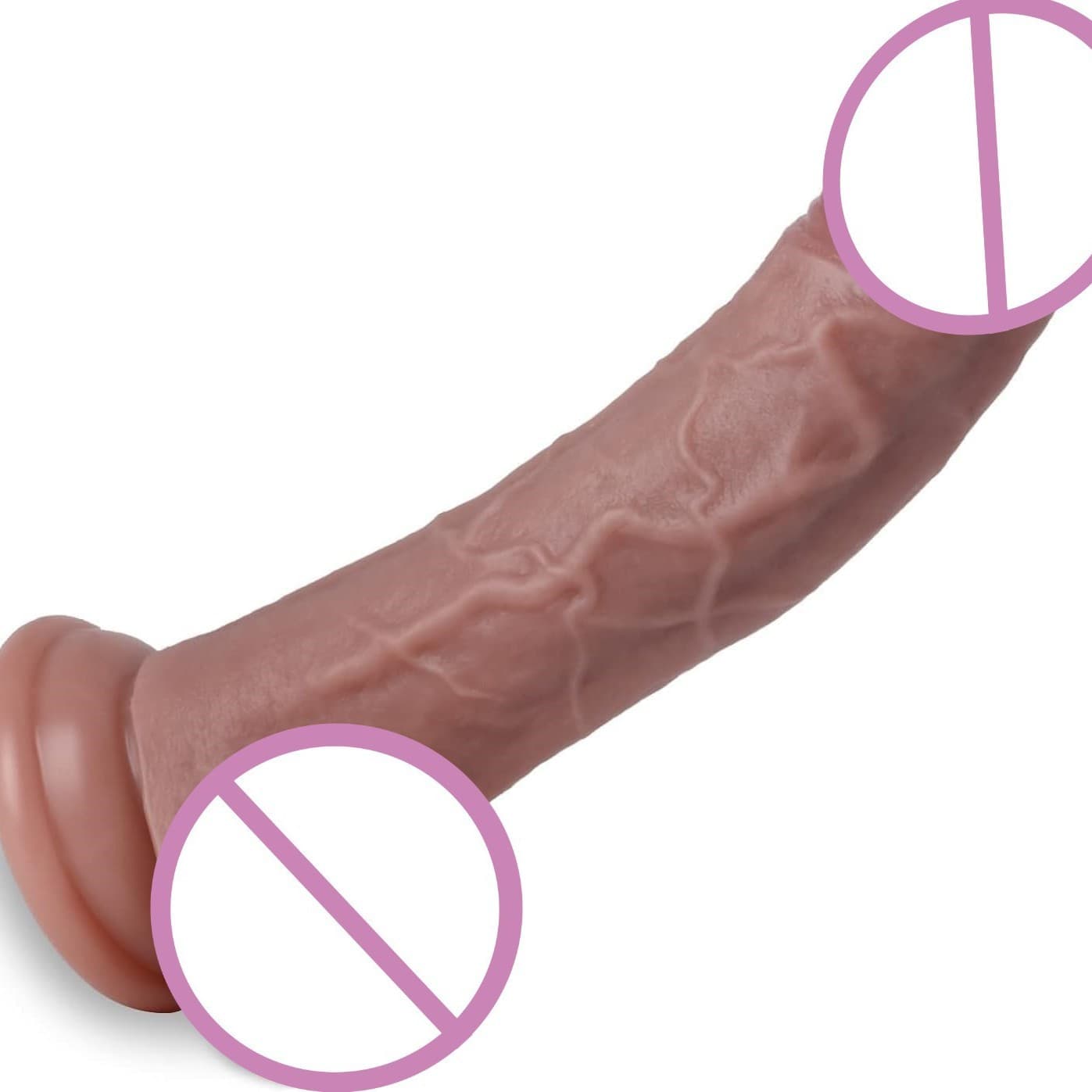 Amazon Bestseller Women's Masturbator Liquid Silicone Realistic Dildo Penis Adult Toys Erotic Sex Toys