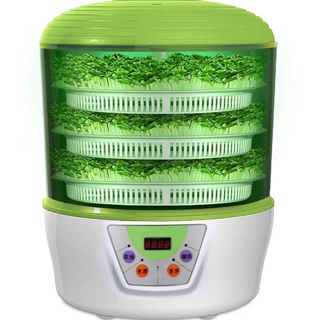 Intelligent Bean Sprout Maker, Large Capacity Home Sprouting Bucket for Small-scale Germination