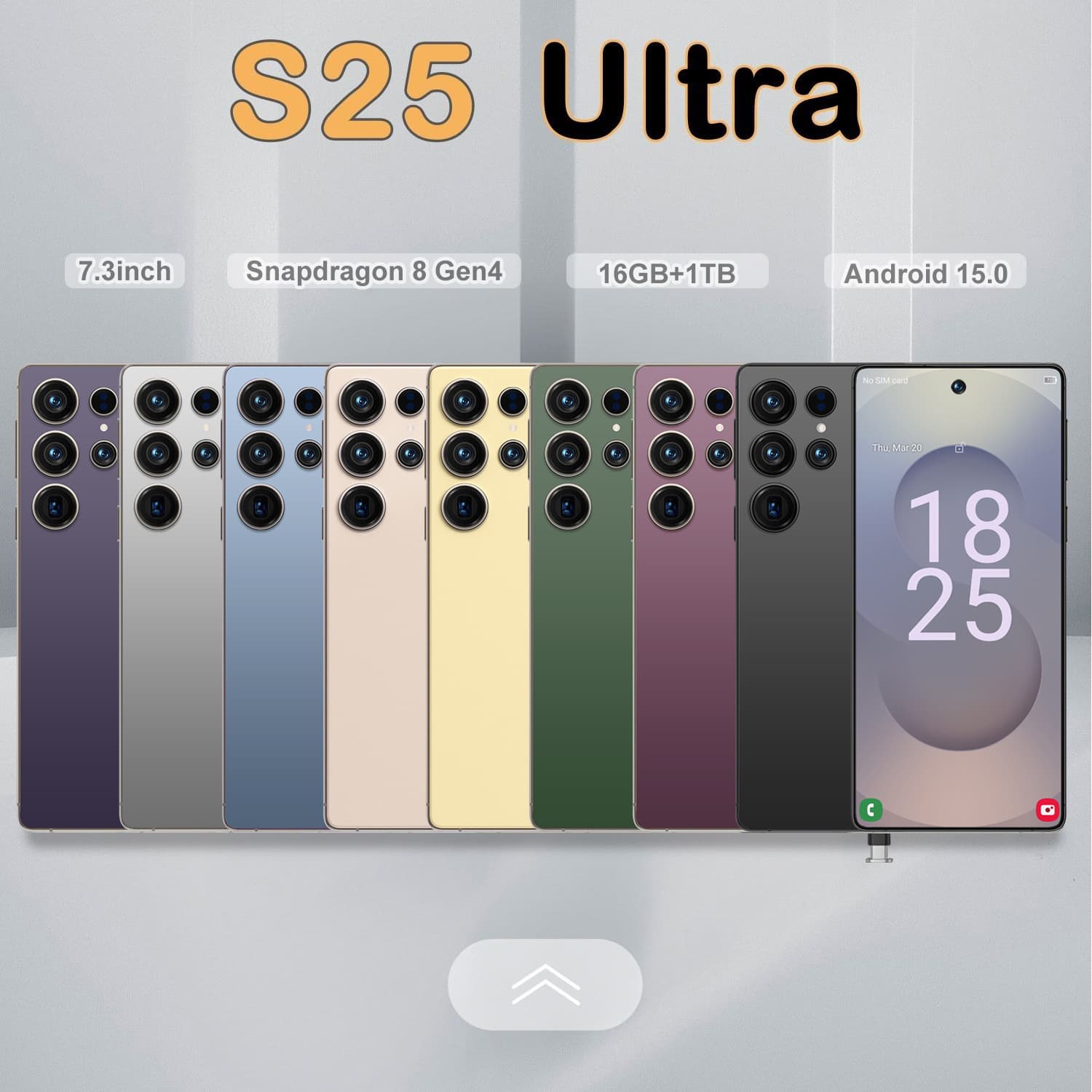 S25 Ultra cross-border mobile phone 7.3-inch screen built-in pen 3+64G true 4G Android 10 foreign trade smartphone factory
