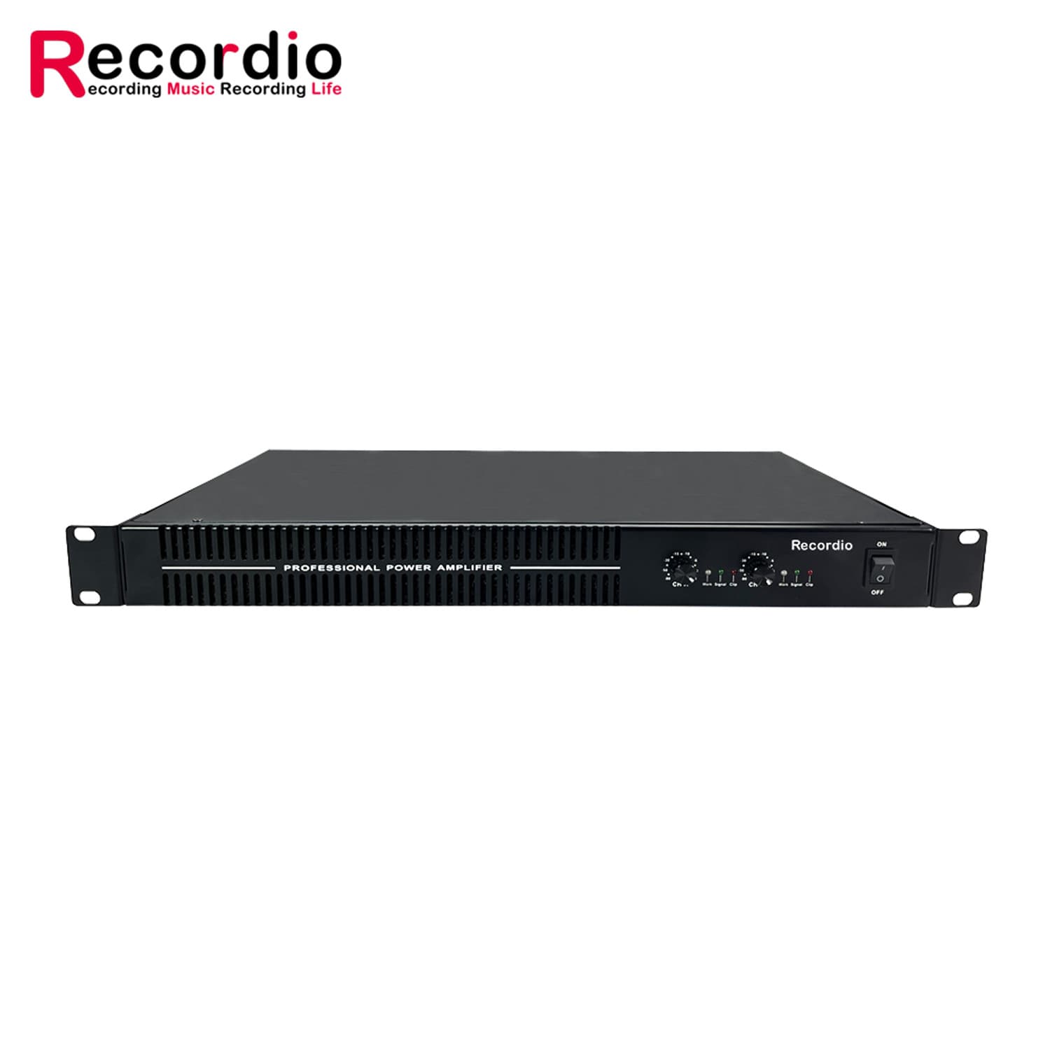 GAP-D1000 Professional DJ Digital Amplifier, Two-Channel 1U Form Factor High-Power Amplifier for Stage and KTV
