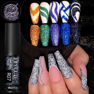 Cross-Border New Product, Disco Stretch Gel, Reflective Diamond Gel, Spider Gel, Nail Art Painting Gel, Line Drawing Gel
