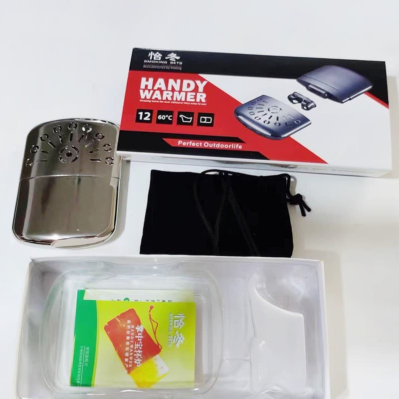 Peacock Hand Warmer Pocket Stove Silver White Zinc Alloy Hand Warmers Wholesale Winter Heating Warmth Portable E18