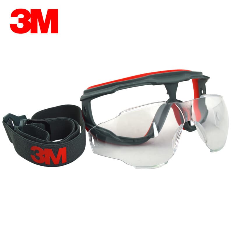 3M GA501 Anti-Fog Goggles, Dustproof, Wind and Sand Resistant, Liquid Splash Resistant, Impact Resistant Safety Protective Glasses