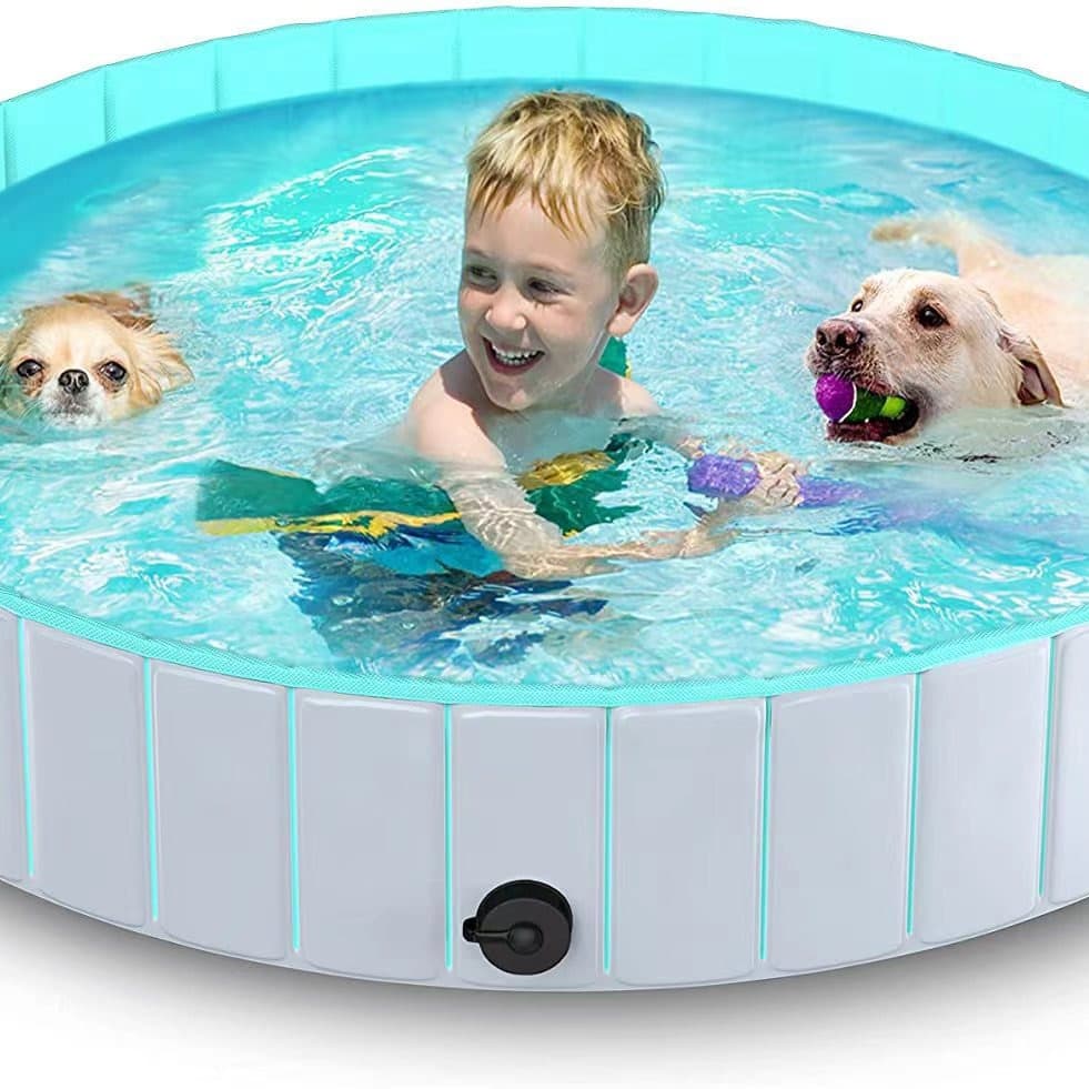 Factory Direct Cross-border PVC Pet Pool Dog Folding Bathing Pool Pet Play Pool Bathtub