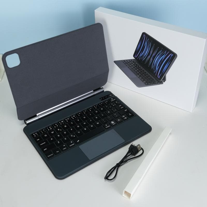 Magic Keyboard Compatible with iPad 10/11 Gen Rechargeable 10.9 Magnetic Floating Pro11 Bluetooth Touch Protective Case