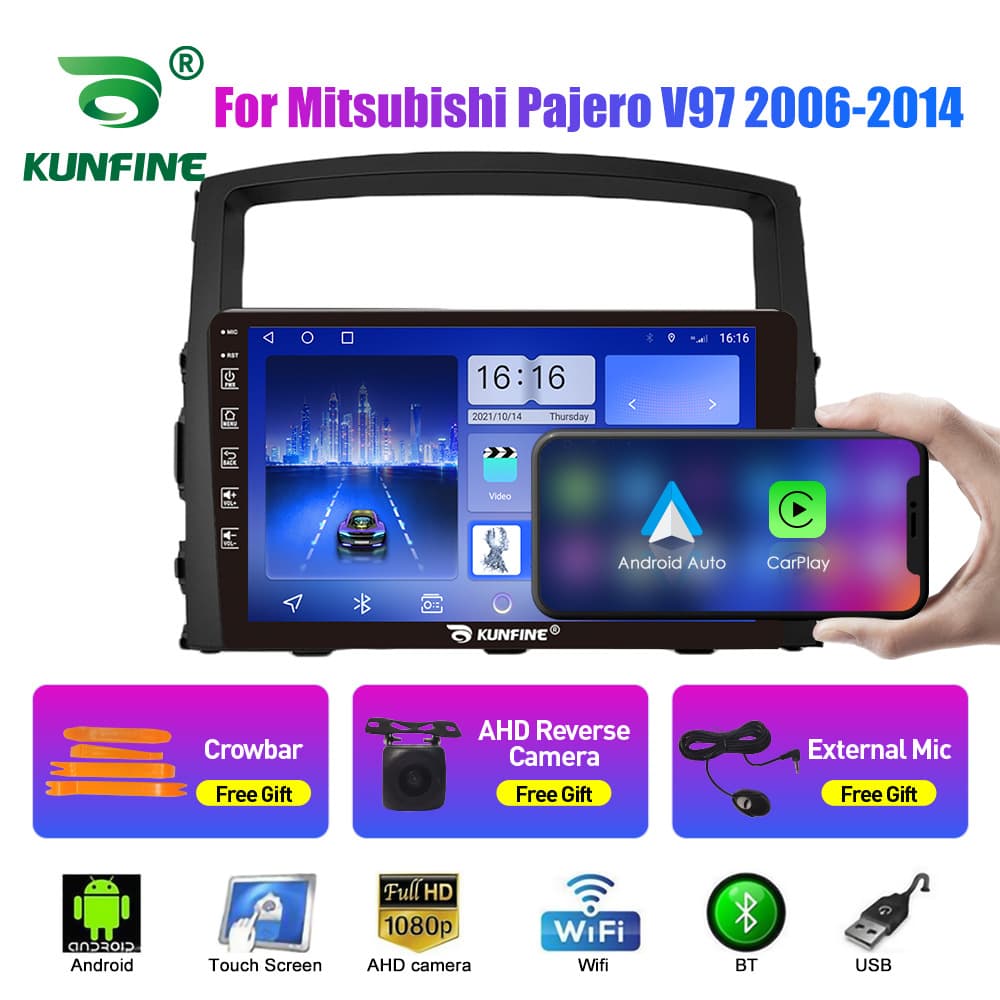 Suitable for Mitsubishi Pajero V97 2006-2011 Android Navigation GPS Reversing Image Vehicle-mounted All-in-one Machine