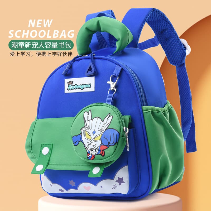 2025 Spring New Kindergarten School Bag Cartoon Children 3-5 Years Old Preschool Boys Girls Cute Breathable Backpacks