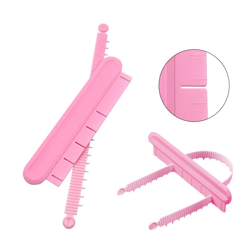 Cake Curved Piping Aid Scalloped Cake Border Ruler Piping Positioner Baking Decoration Tool