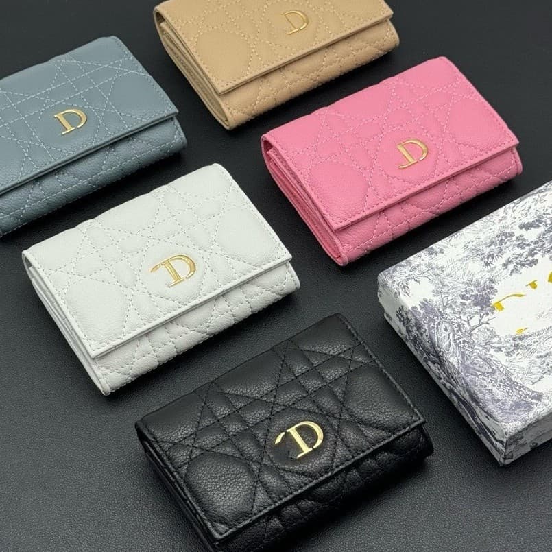 New European and American trendy brand wallet for women, premium feel, wallet and card holder in one, ins-style high-end multi-slot card case