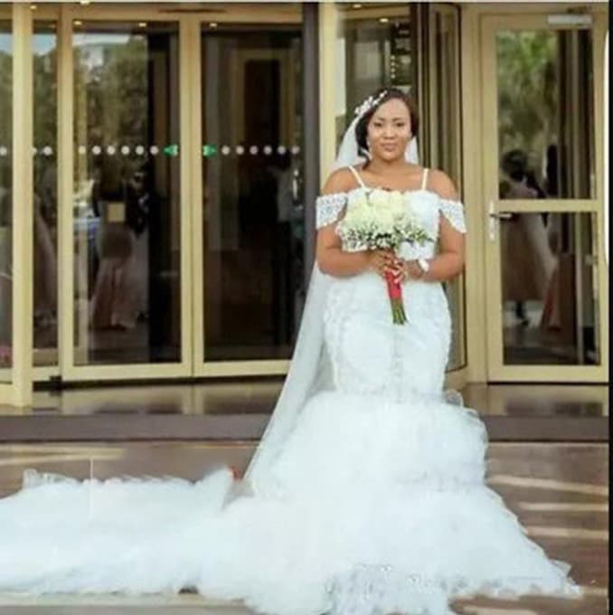 2022 New Bridal Mermaid Wedding Dress for Women, Custom Fit, Plus Size Slimming
