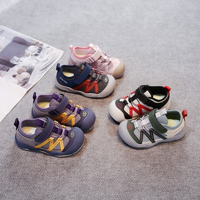 2026 Summer New Kids Sports Shoes Boys Toe Cap Sports Shoes Casual Shoes Running Shoes Outdoor Sports Shoes Girls