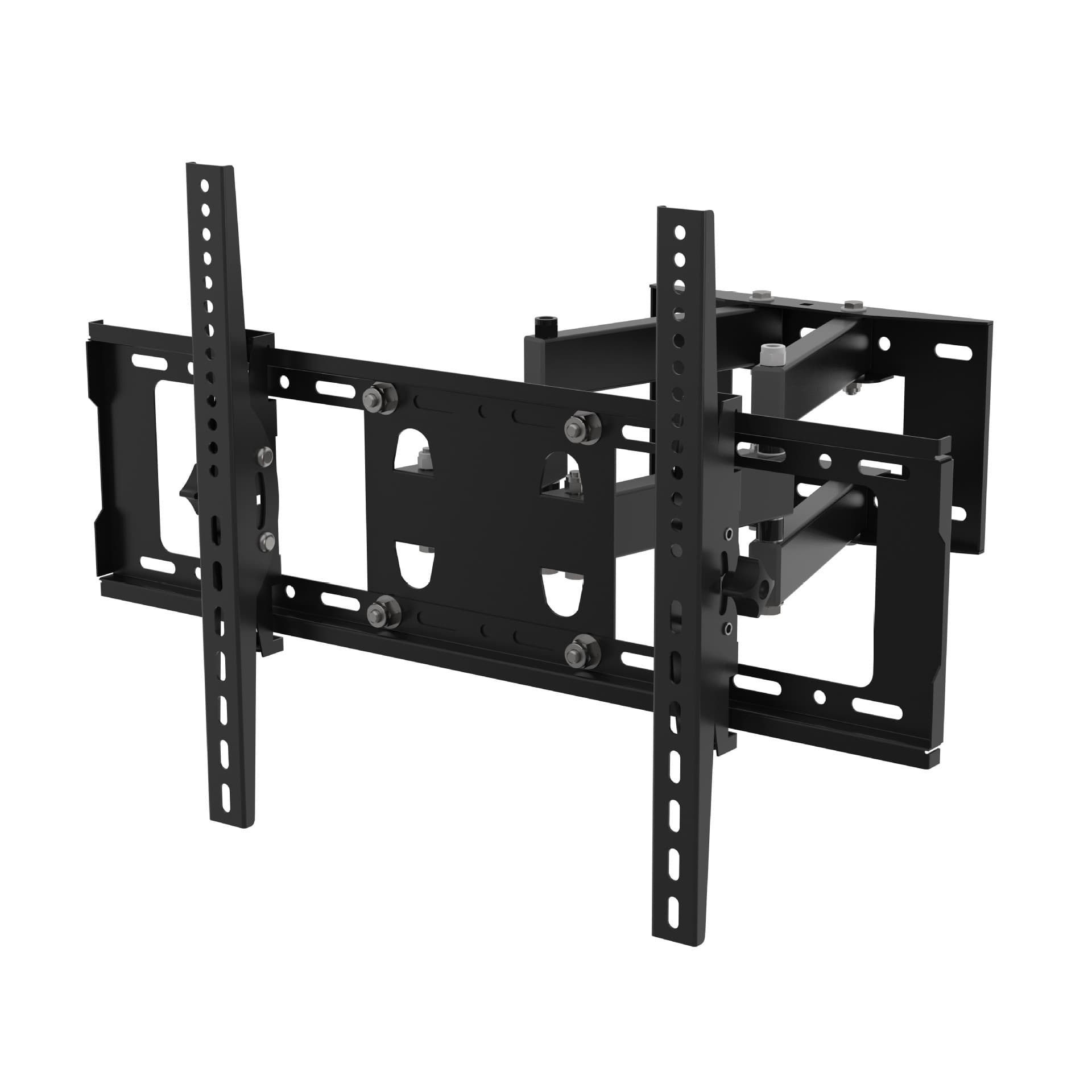 Large Thickened Dual Arm TV Mount Telescopic Monitor Stand Tilt Angle Adjustable TV Telescopic Bracket
