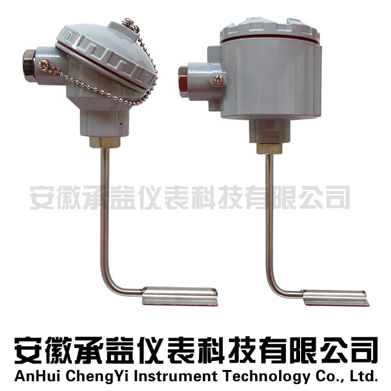 Electric Heating Tape Special Tube Wall Type Thermal Resistance L-Shaped Temperature Sensor PT100 Right Angle Thermocouple Thermometer