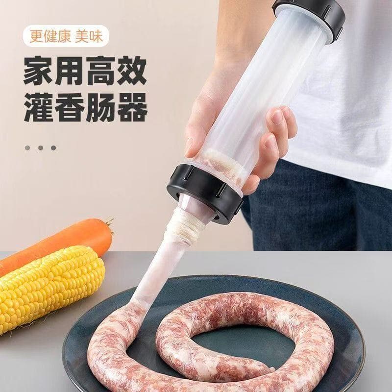 Manual Sausage Filler, Small Handheld Sausage Maker for Homemade Salami and Home Canning of Sausages