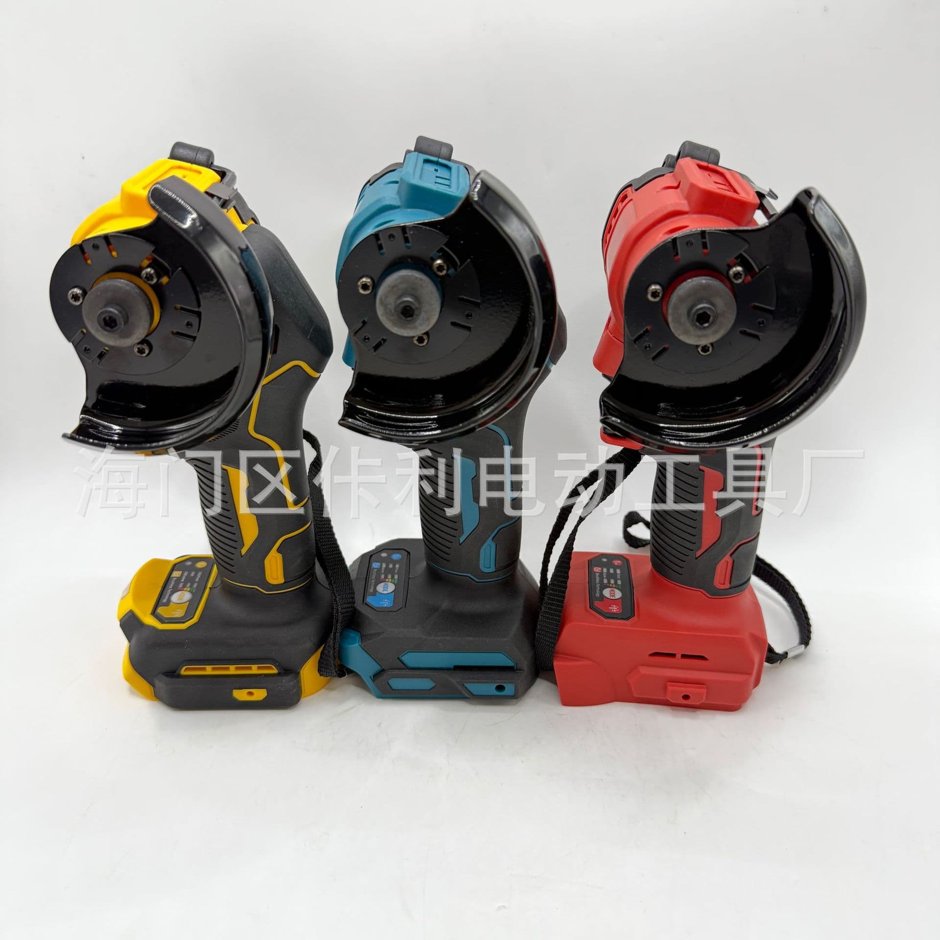 Cross-border Small Angle Grinder, Mini 3-inch Hawk Saw Cutter, High-Speed Electric Tool with Blue, Yellow, and Red Plugs