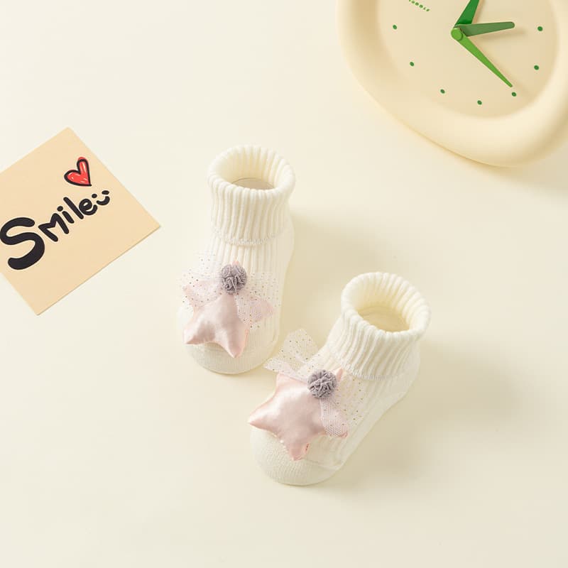 Newborn Baby Socks Spring Autumn Infant Class A Cotton Anti-Slip Non-Binding Cartoon Floor Socks Wholesale 6