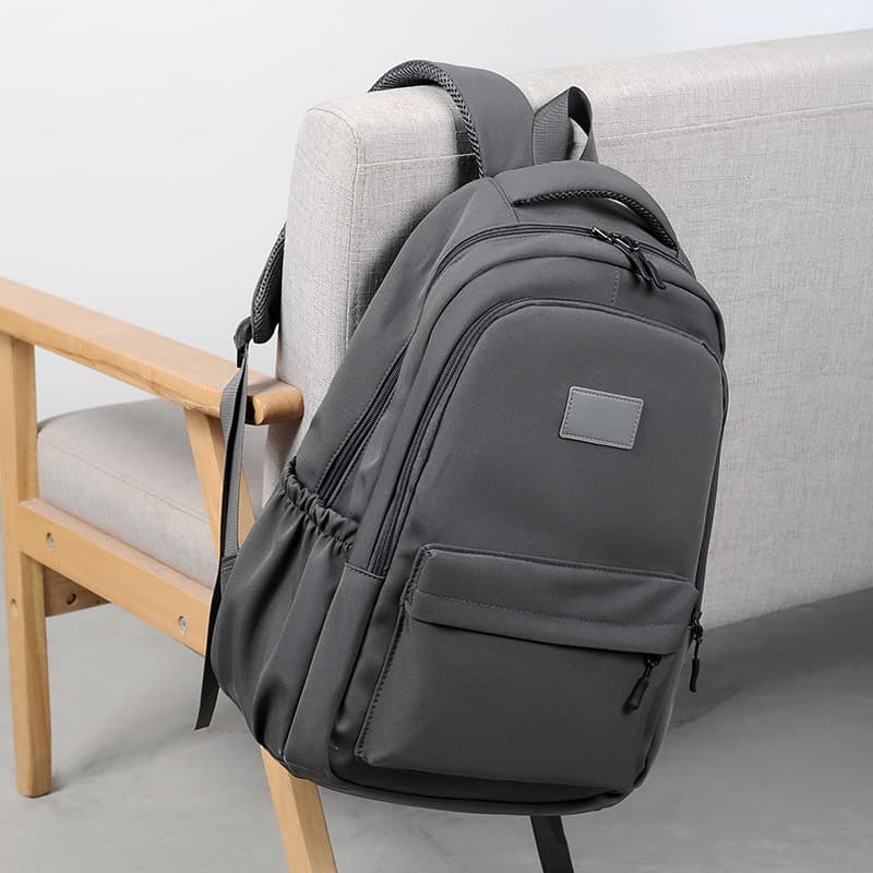 Large Capacity Backpack Fashionable Design for Junior High School Students Unisex Daily Use Polyester Material Breathable Macaron Colors
