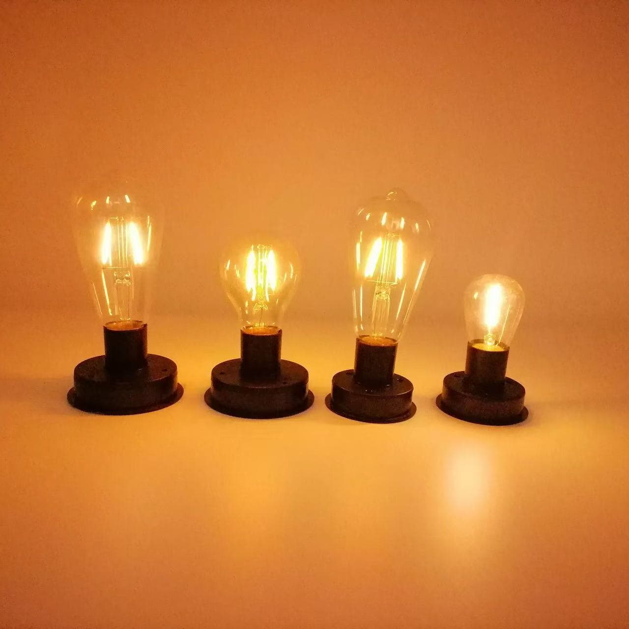 Outdoor Garden Solar Filament Bulb, Landscape Corridor Lighting Accessory LED Solar Craft Bulb