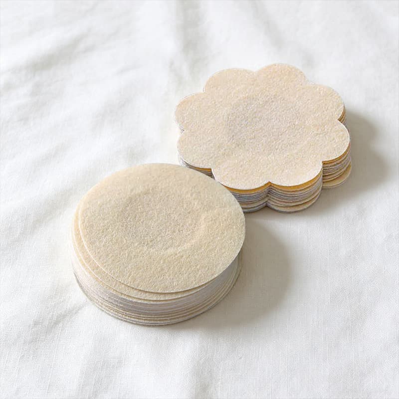 Disposable Invisible Nipple Covers Breathable for Women's Wedding Anti-Show Through Lightweight Seamless No-Bra Bra Anti-Exposure Chest Stickers