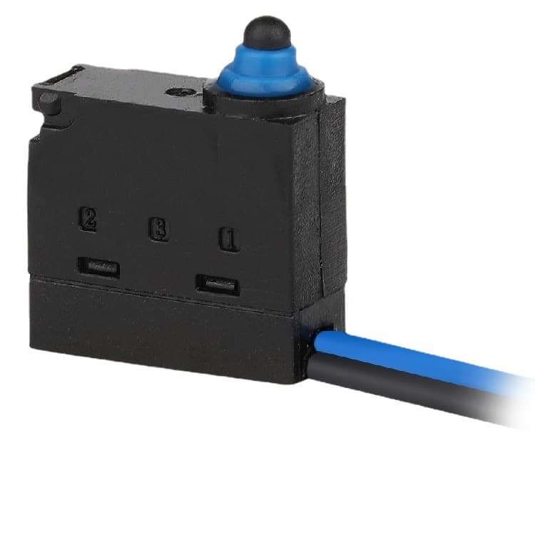 Small waterproof reset micro switch IP67 tactile micro switch with wire automation agricultural limit switch