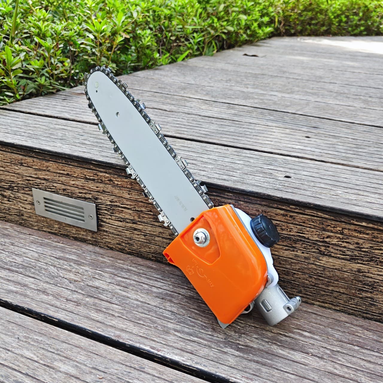 Lawn Mower Accessories Pole Saw Head Guide Bar Chain High Branch Trimmer Head Pole Chainsaw Saw Pole Saw Blade