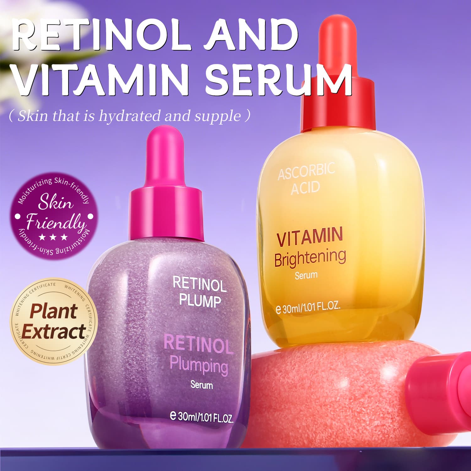 Amazon Cross-border Retinol Plumping Serum Facial Care Retinol Plumping Serum
