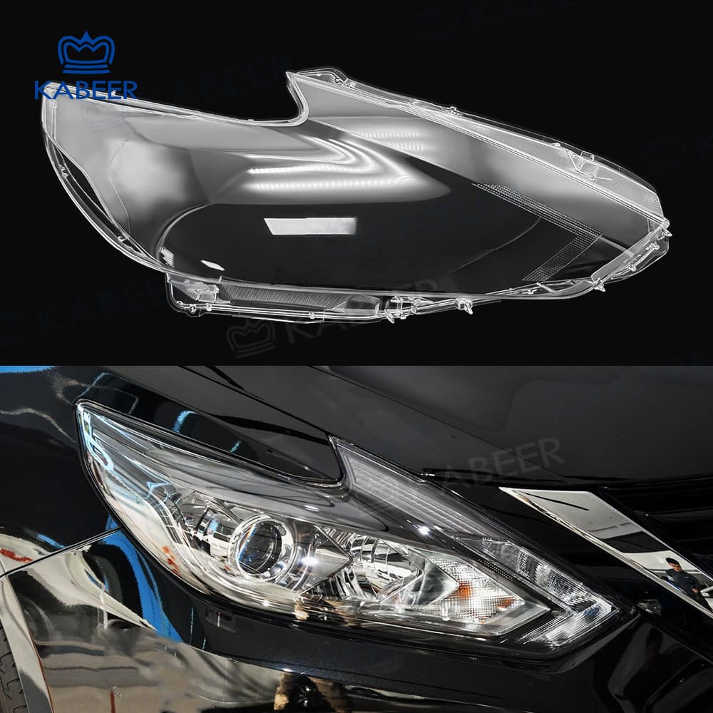 Headlight Lens for New Teana 2016-2018 Teana Front Headlight Transparent Lens PC Headlight Housing Cover