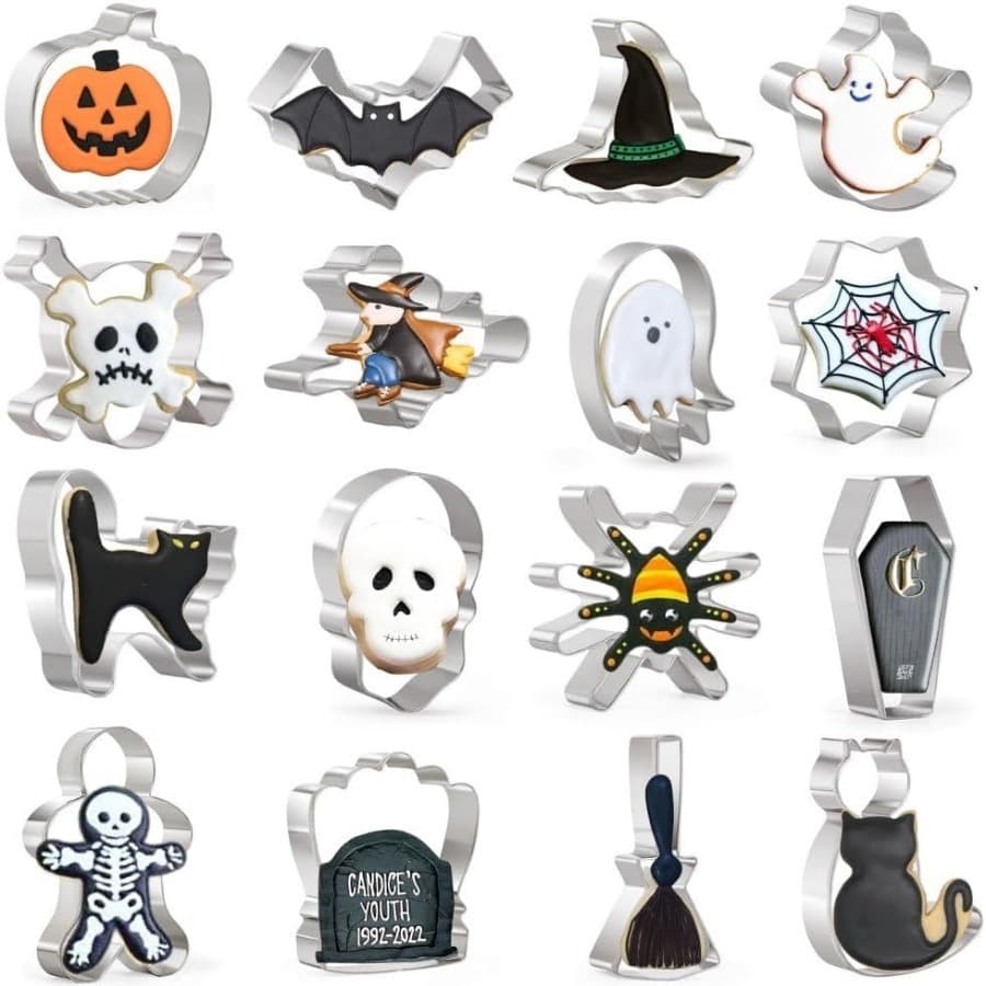 Factory Stock Halloween Cookie Cutter Stainless Steel Halloween Cookie Mold Baking Tool