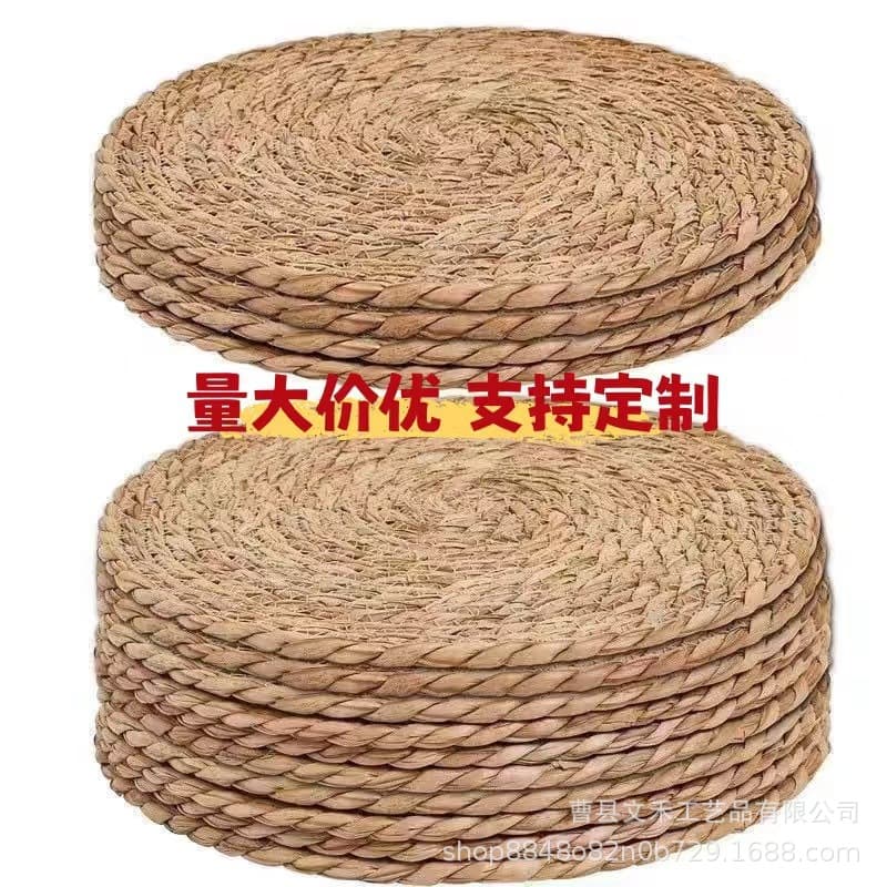 Amazon Top Seller: Handwoven Placemats, Japanese Country Style Tea Cup Sealants, Straw Woven Round Coasters