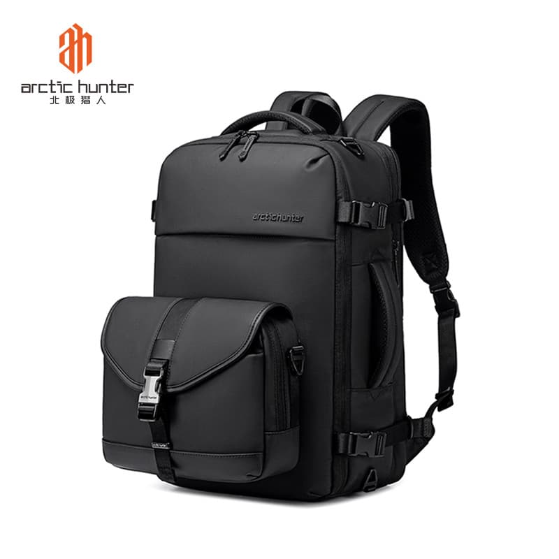 Business backpack, high-end school bag, men's simple commuter backpack, large capacity computer backpack for men