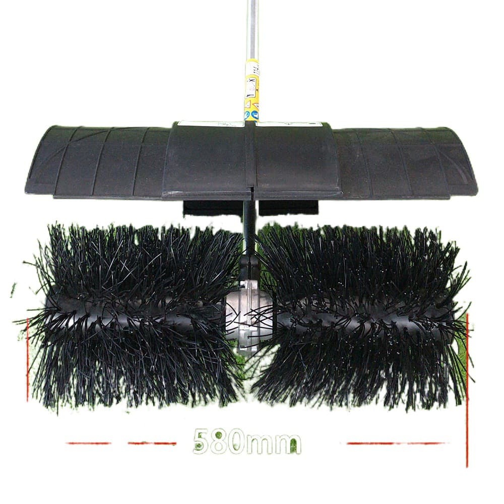 52cc Portable Gasoline Powered Brush Machine, Handheld Grass Combing Machine, Side-hanging Sweeping and Cleaning Machine
