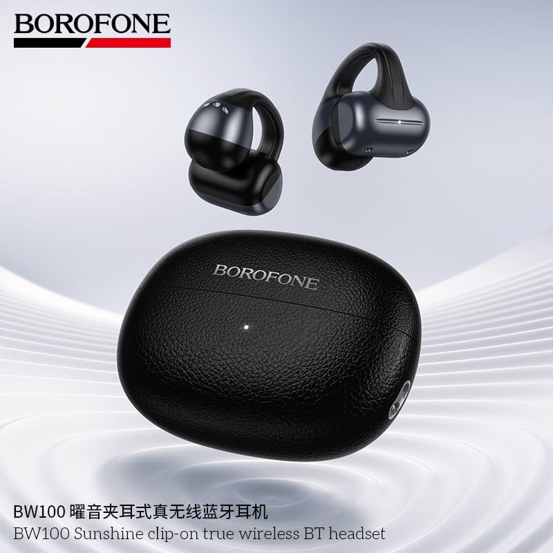 BOROFONE BW100 Clip-On Wireless Sports Bluetooth Earphones High Appearance Open Type Mini Portable