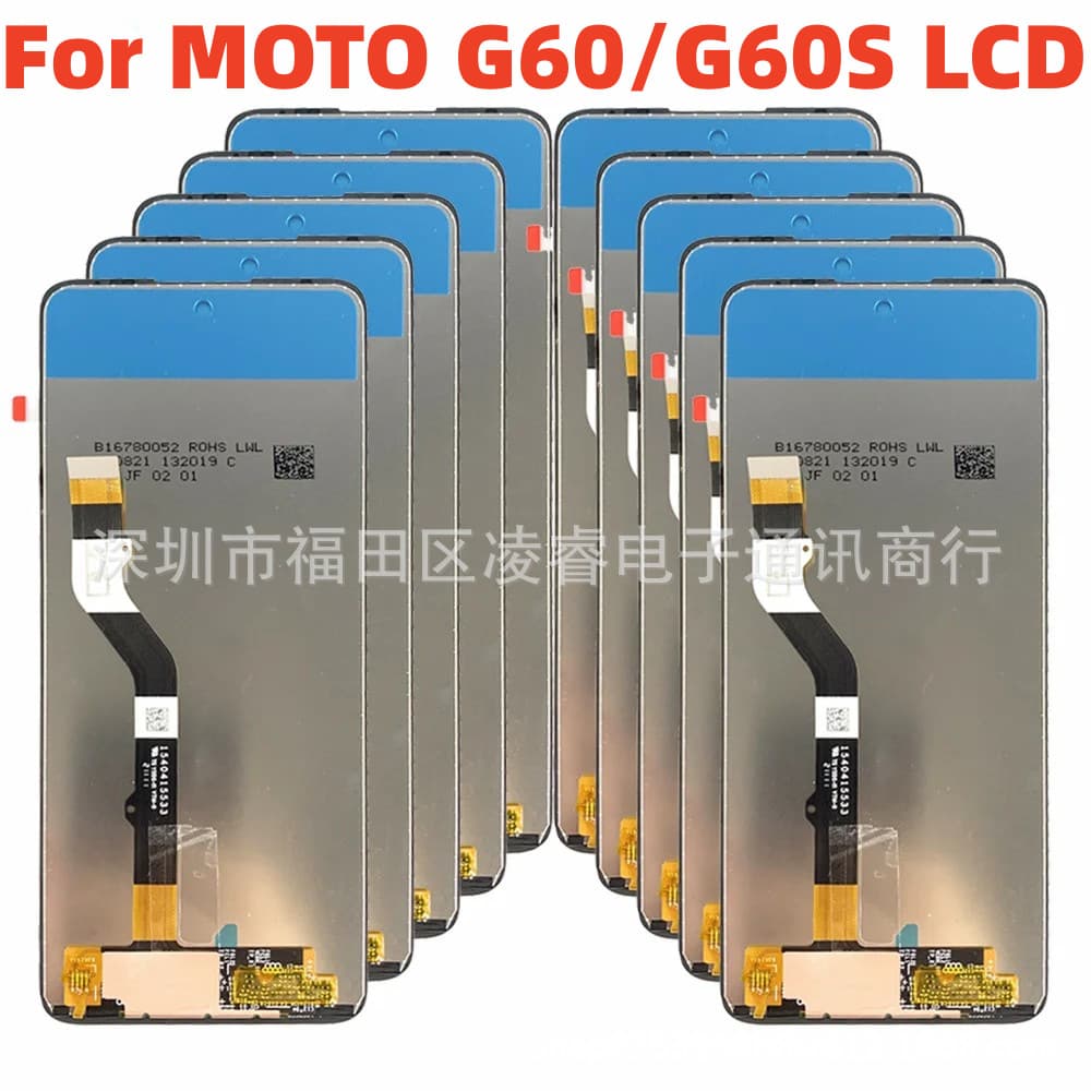 Compatible MOTO G60S G60 Phone Screen Assembly LCD Display Touch Inner/Outer Screen