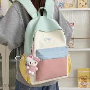 Backpack for Girls Ins Niche Style Junior High and High School Girls High Appearance Large Capacity Double Shoulder Bag 2026 New Style Shoulder Bag