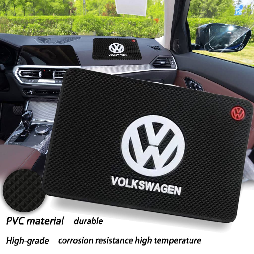 Cross-border Car Anti-Slip Mat Dashboard Decoration Vehicle Phone Interior Accessories Car Logo Anti-Slip Sticker
