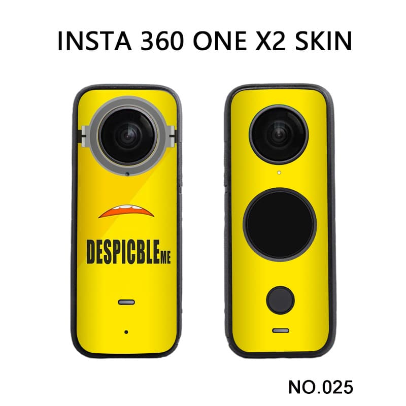 Insta360 One X2 Sticker, Full-View Sports Camera Protective Film, Colorful, Removable, Waterproof, No Residue