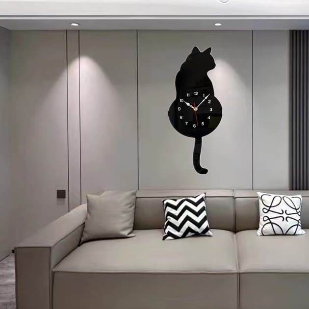Home Decor Wall Clocks Wall Stickers Clocks Silent Movement Decorative Timepieces For Living Room Bedroom Kitchen