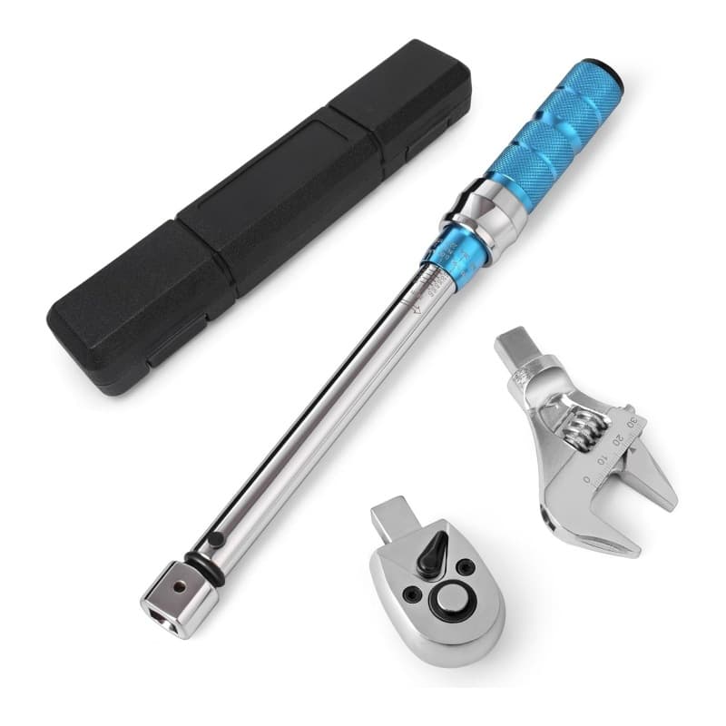 Interchangeable head mechanical torque wrench, 5-350nm, suitable for various repair scenarios, direct from the manufacturer.