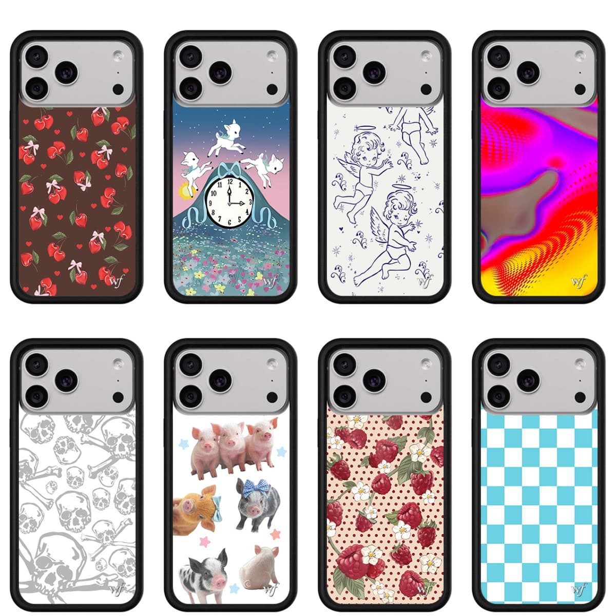WildFlow Clock Sheep Phone Case for iPhone 17 Apple 16 Pro Max / 15 PLUS Protective Cover