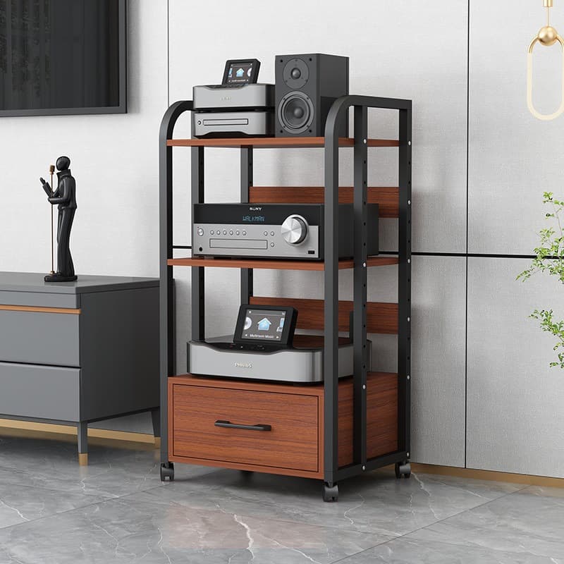 Amplifier rack with drawer, tube amplifier bracket, speaker rack, speaker cabinet, mixing console, karaoke machine