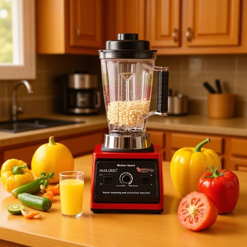 3L Blender for Home Use, Fully Automatic Small Food Processor, Multifunctional Juicer, 7-Speed Adjustable Blender for Grains