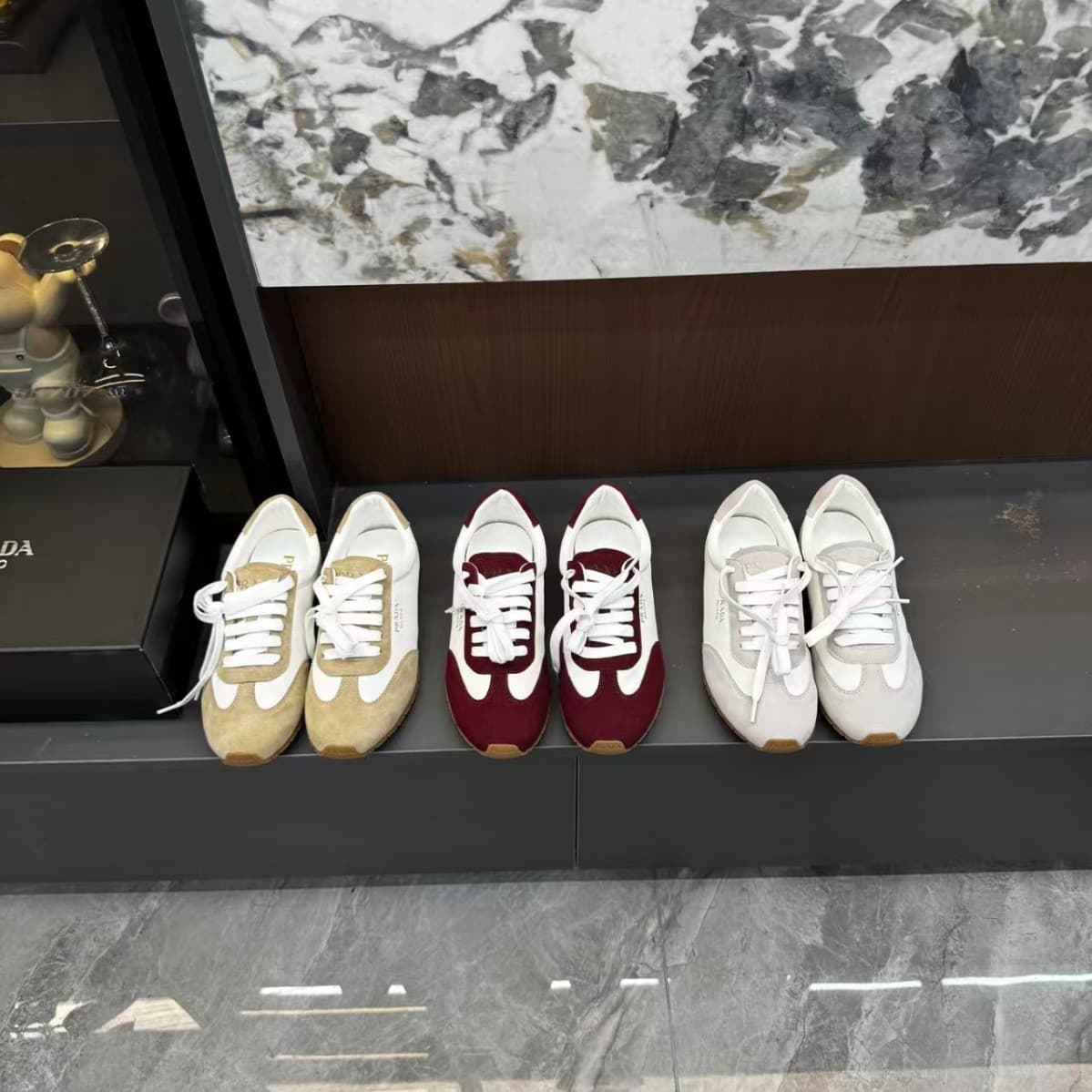 Top Edition~P Brand German Training Shoes High Quality European and American Genuine Leather Women's Sports Casual Ag Running Shoes Low-Top German Training Shoes