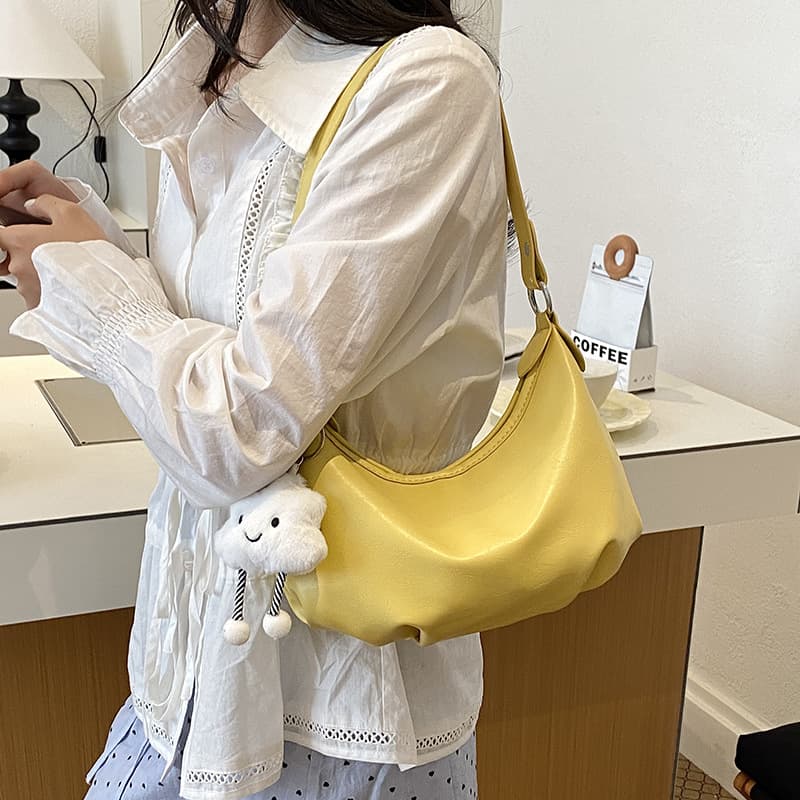 Cross-border Drop Shipping Fashion Trend Women's Bag Dumpling Bag Women's 2026 Summer Women's Bag Middle-aged Youth Fashion Handbag