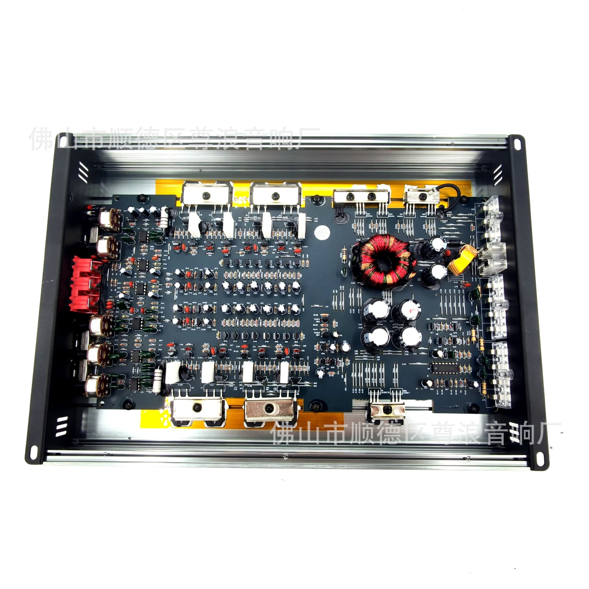 Four-Channel Car Audio Upgrade High-Power Amplifier Factory Direct Audio Processing 4-Channel Car Power Amplifier