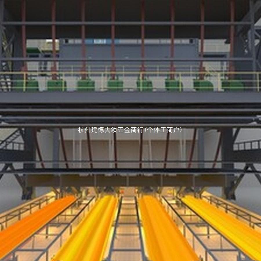 Lang 3ds Max slab continuous casting machine, steel plant equipment, factory equipment, steelmaking equipment, ironmaking living room